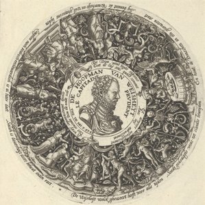 Retrato de Guillermo I de Orange, de una serie de diseños de Tazza, ca. 1588