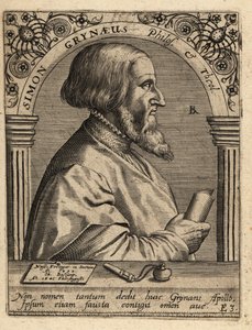 Simon Griner; 1493-1541, erudito alemán de Theodore de Bry