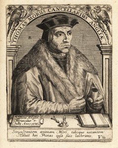 Sir Thomas More, abogado inglés de Theodore de Bry