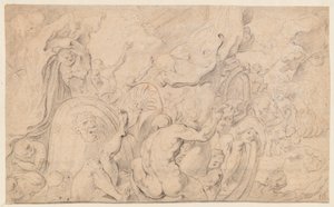 Los compañeros de Ulises abriendo la bolsa de los vientos de Theodore van Thulden