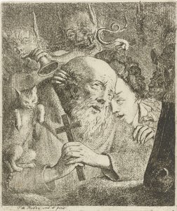 Tentación de San Antonio de Theodorus de Roode