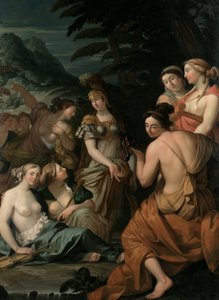 Minerva y las Musas en el Monte Helicón, 1675 de Theodorus van der Schuer