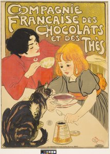 Compañía Francesa de Chocolates y Tés de Théophile Alexandre Steinlen