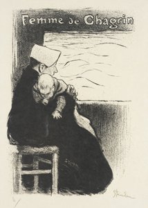 Mujer de pena de Théophile Alexandre Steinlen