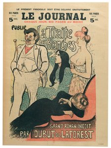 La Traite des Blanches", de Jean-Louis Dubut de Laforest (1853-1902), portada de "Le Journal", finales del siglo XIX (litografía en color). de Théophile Alexandre Steinlen