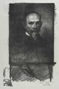 Autorretrato de Théophile Alexandre Steinlen