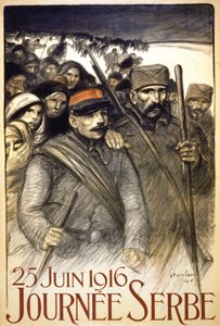 Día serbio, 25 de junio de Théophile Alexandre Steinlen