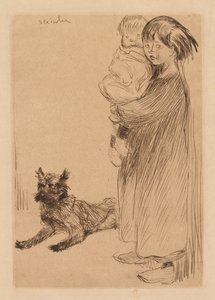 La Hermana Mayor (La Grande Soeur) de Théophile Alexandre Steinlen