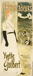 Yvette Guilbert de Théophile Alexandre Steinlen