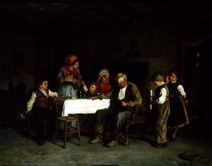 Una fiesta sorpresa de Theophile Emmanuel Duverger