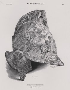 Casco del Rey Enrique II de Francia de Theophile Evariste (after) Fragonard