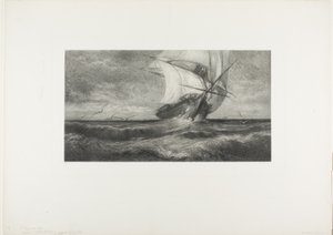 El barco fantasma de Theophile Narcisse Chauvel