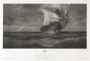 El Barco Fantasma, o En las Olas de Theophile Narcisse Chauvel