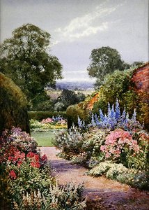 Cerca de Henley, Oxfordshire (acuarela sobre papel) de Theresa Sylvester Stannard