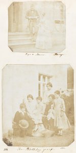 Papá y mamá, el grupo de cumpleaños, 1853-56