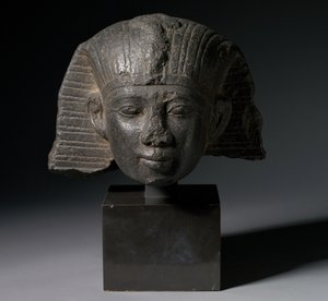 Cabeza de un rey, 21ª o 22ª Dinastía, c.1069-715 a.C. de Third Intermediate Period Egyptian