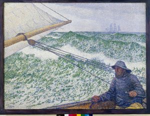 El hombre al timón de Théo van Rysselberghe