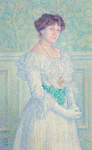 Retrato de Laure Flé, 1898 de Théo van Rysselberghe