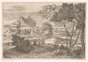 Paisaje arcádico con figuras y conejos
Suite de Paysages (título de la serie) de Théodore