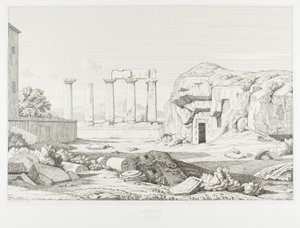 Corinto: Templo de Neptuno de Théodore Caruelle d