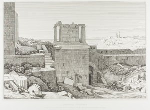 La Acrópolis de Atenas de Théodore Caruelle d