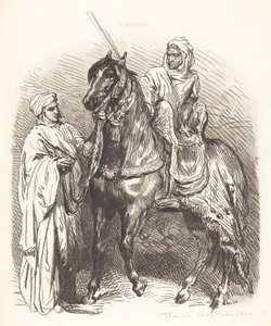 Árabe montando de Théodore Chassériau