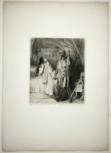 ¿Has rezado esta noche, Desdémona, plato doce de Otelo. de Théodore Chassériau