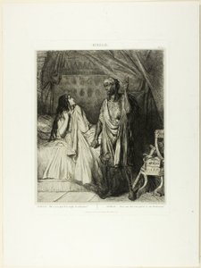 ¿Has rezado esta noche, Desdémona, plato doce de Otelo. de Théodore Chassériau