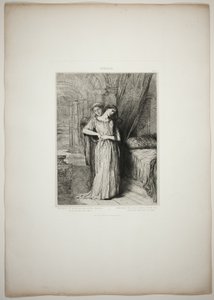 If I Do Die Before Thee, placa ocho de Otelo de Théodore Chassériau