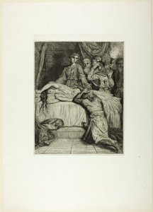 ¡Oh! ¡Oh! ¡Oh!, lámina catorce de Othello de Théodore Chassériau