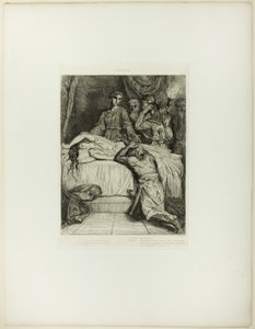 ¡Oh! ¡Oh! ¡Oh!, lámina catorce de Otelo de Théodore Chassériau