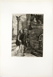 ¡Despierta! ¡Qué ho! ¡Brabancio! ¡ladrones! ¡ladrones!, placa uno de Otelo de Théodore Chassériau