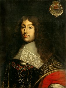 Retrato del Duque Francois de la Rochefoucauld (1613-1680), escritor francés de Théodore Chassériau