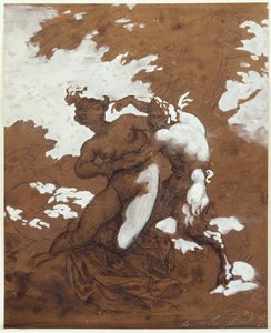 Géricault - Sátiro y ninfa, 1817