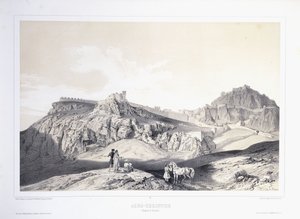 La Acrópolis en Corinto de Théodose du Moncel