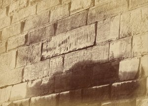 Inscripciones jeroglíficas en Elephanta de Théodule Devéria