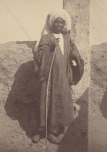 [Retrato de un joven norteafricano apoyado en un pilar]. de Théodule Devéria