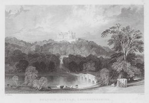 Castillo de Belvoir, Leicestershire de Thomas (after) Allom