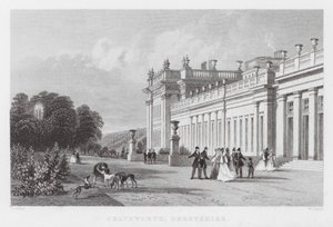Chatsworth, Derbyshire de Thomas (after) Allom