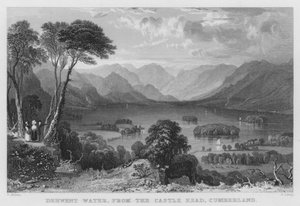 Derwent Water, desde Castle Head, Cumberland