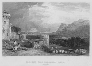 Edimburgo desde el Castillo de Craigmillar, Midlothian