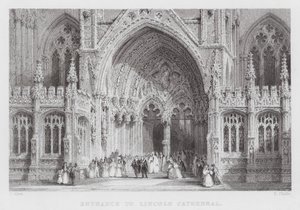 Entrada a la Catedral de Lincoln