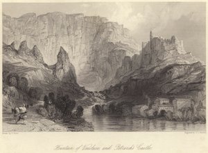 Fuente de Vaucluse y Castillo de Petrarca
