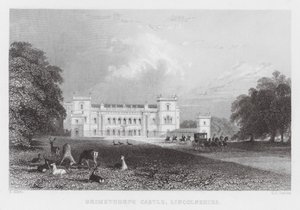 Castillo de Grimsthorpe, Lincolnshire de Thomas (after) Allom