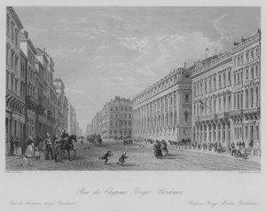 Rue du Chapeau Rouge, Burdeos (grabado)