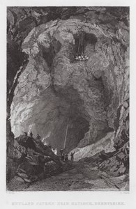 Caverna de Rutland, cerca de Matlock, Derbyshire de Thomas (after) Allom