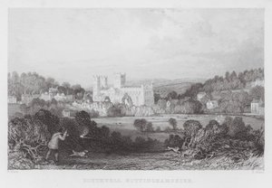Southwell, Nottinghamshire (grabado) de Thomas (after) Allom