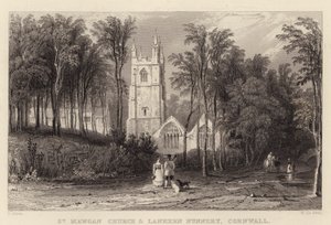 Iglesia de St Mawgan y Convento de Lanhern, Cornwall