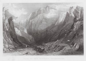 Valle de los Winnets, Derbyshire (grabado) de Thomas (after) Allom