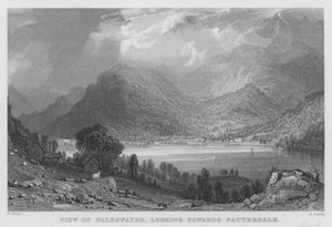 Vista de Ulleswater, mirando hacia Patterdale